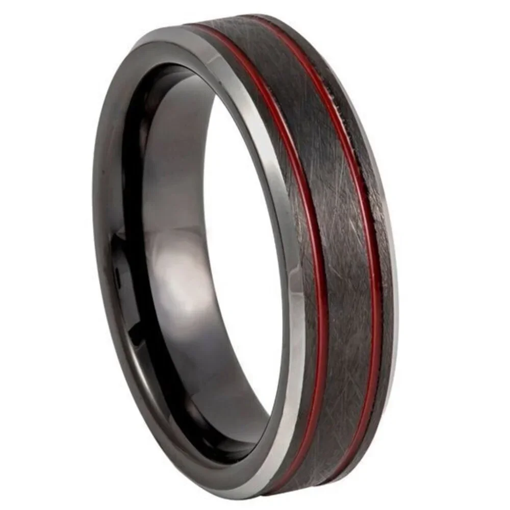 Tungsten Wedding Band 6mm